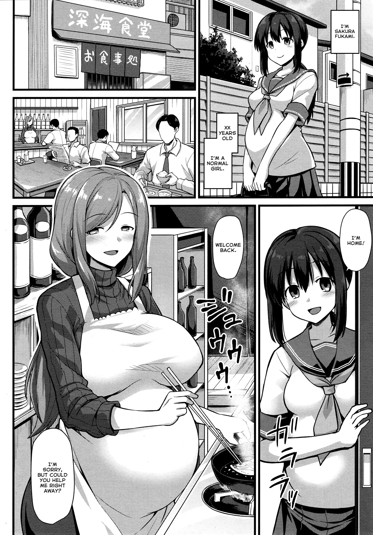 Hentai Manga Comic-Sakura-chan House's Oyakodon Threesome-Read-4